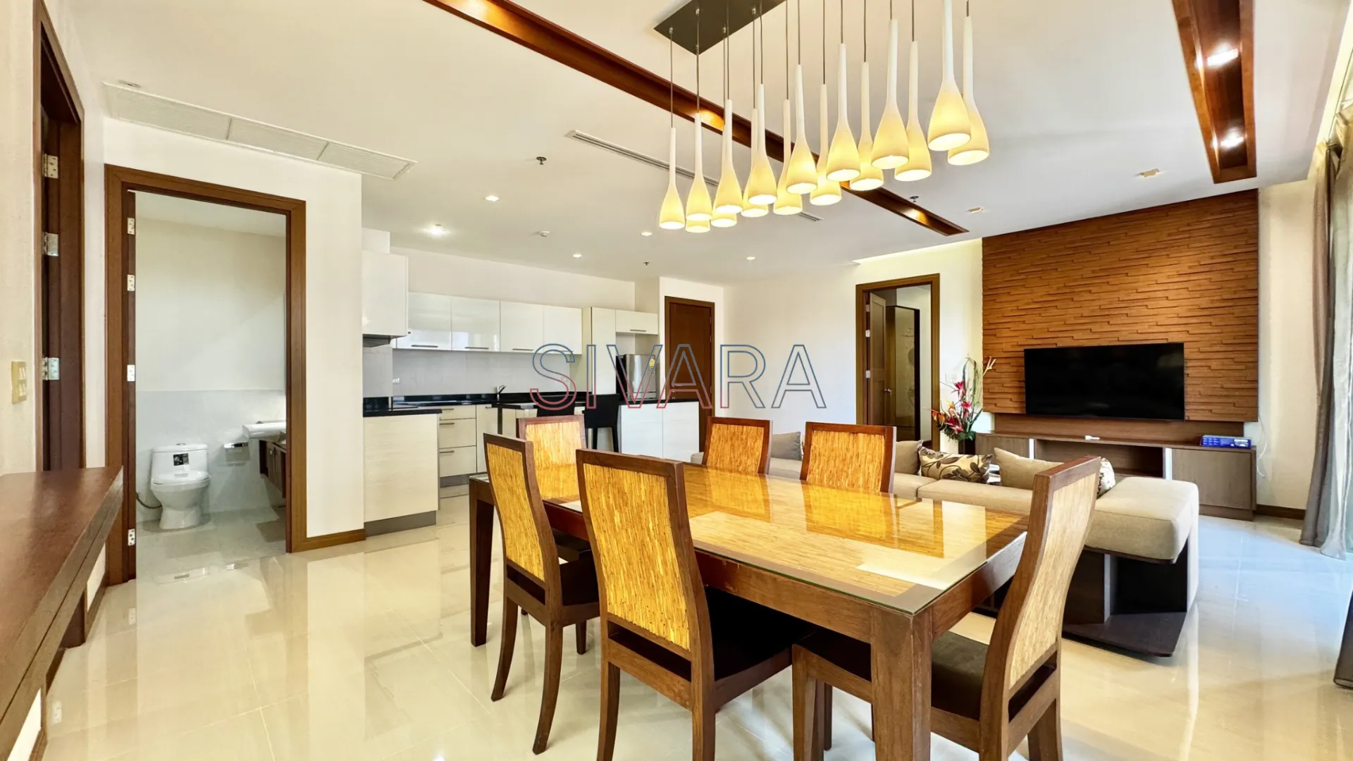 Large 130Sqm 2 Bed for Rent Only 40k in Pattaya City with Pool View — photo 6