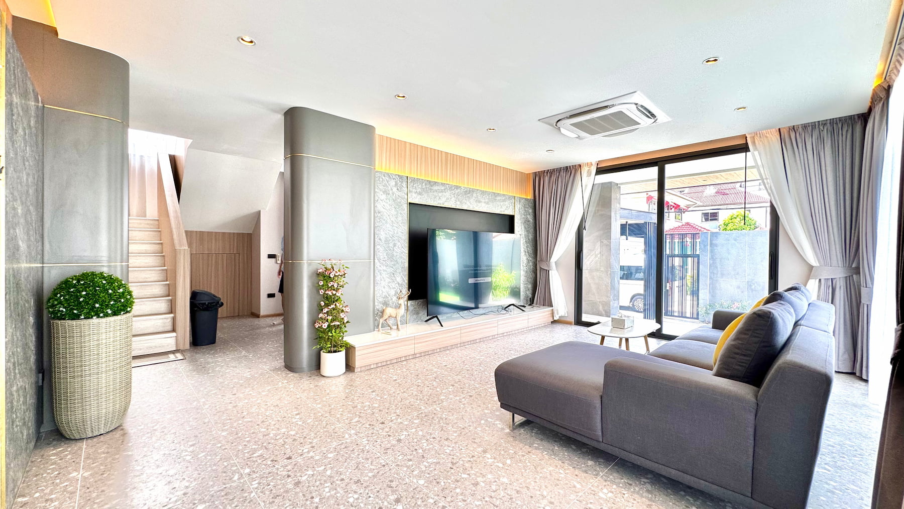 New Luxury 3+1 Bed Villa 130 Sqw for Rent Only 120k 500m from Jomtien Beach, Pattaya — photo 6