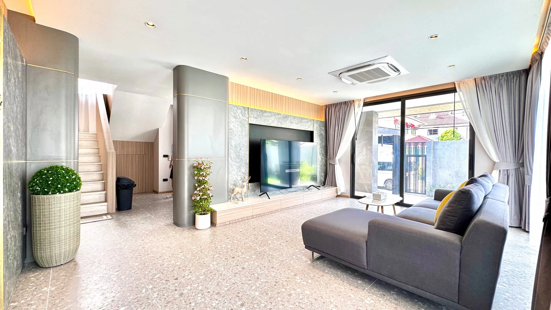 New Luxury 3+1 Bed Villa 130 Sqw for Rent Only 120k 500m from Jomtien Beach, Pattaya — photo 6